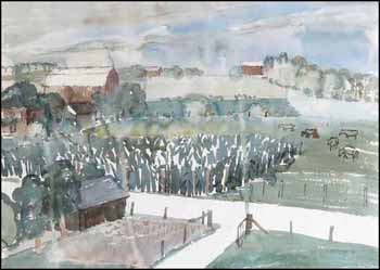 Green Summer - On the Road to Stratford (02656/2013-1605) by Julius Edward Lindsay Griffith vendu pour $135