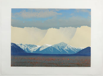 Icefield Range (03426/320) by Allen Harry Smutylo sold for $156