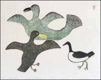 Sea Pigeons (03025/2013-1277) by Keeleemeeoomee Samualie vendu pour $162