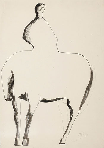 Rider / Cavallo con Cavaliere by Marino Marini sold for $31,250