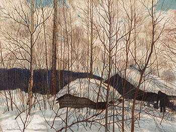Orient Bay, Lake Nipigon by Frank Hans (Franz) Johnston