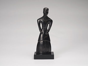 A Euro-American Missionary par Early Haida Artist