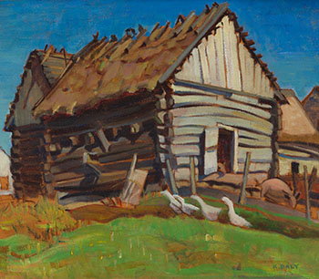 The Log Barn by Kathleen Frances Daly Pepper