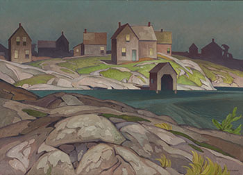 Village in the Rock Country by Alfred Joseph (A.J.) Casson