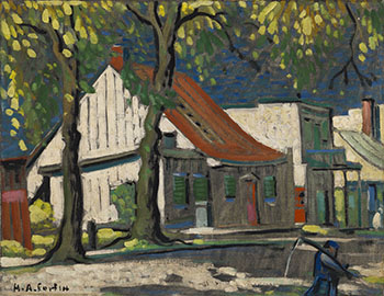 In the Village by Marc-Aurèle Fortin