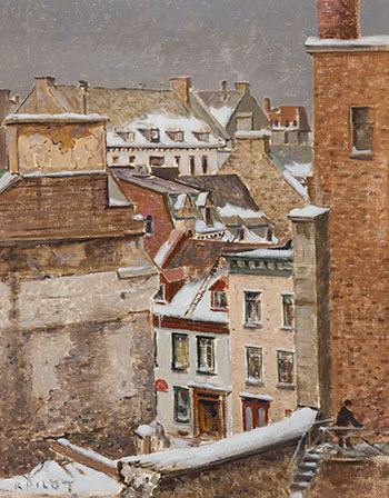 Old Houses, Quebec by Robert Wakeham Pilot