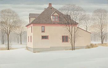Tessier's Barn par Christopher Pratt