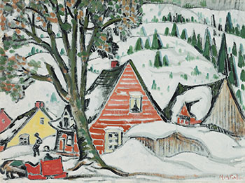 Ste. Rose, Winter, Quebec by Marc-Aurèle Fortin