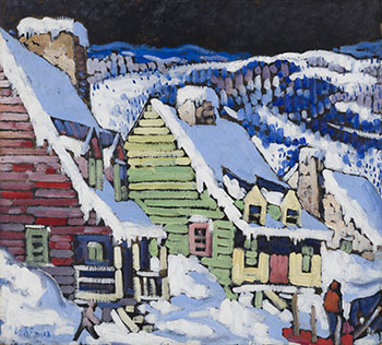 Paysage d'hiver by Marc-Aurèle Fortin