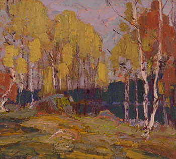 Fall Woods, Algonquin Park par Thomas John (Tom) Thomson