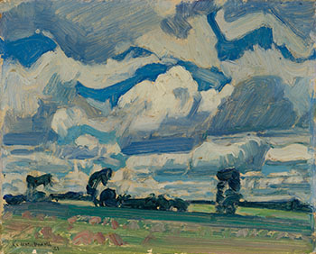 Fields and Sky, Thornhill by James Edward Hervey (J.E.H.) MacDonald