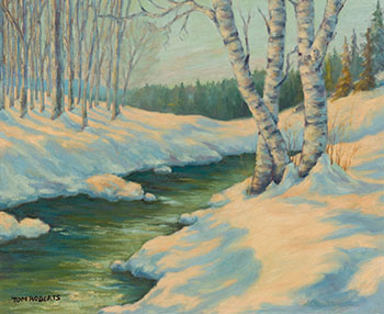 Snow Birch par Tom (Thomas) Keith Roberts