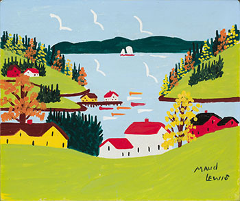 Sandy Cove in Fall by Maud Lewis