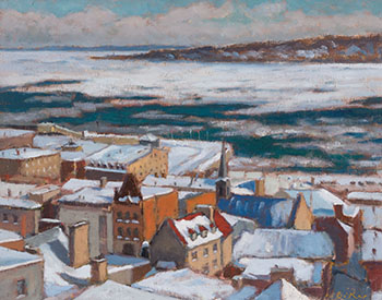 Quebec Rooftops #49 par Antoine Bittar