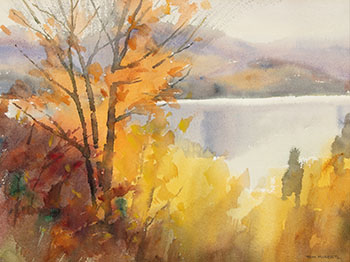 Autumn Hillside par Tom (Thomas) Keith Roberts