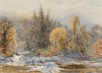 On the River Leder by Hewitt Clifton