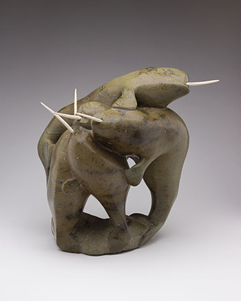 Group of Narwhals par Unidentified Cape Dorset
