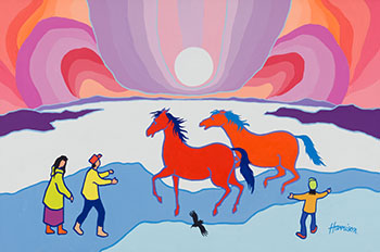 Horses of the North par Ted Harrison