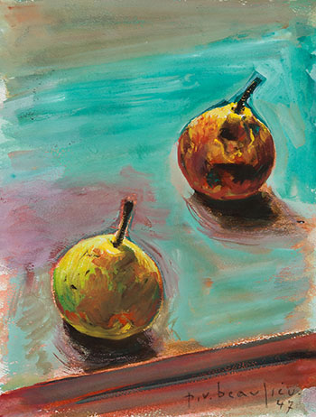 Nature morte aux poires by Paul Vanier Beaulieu