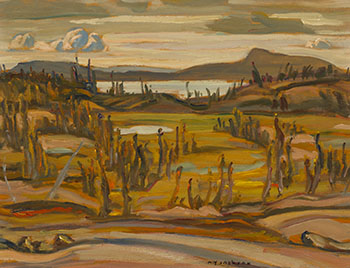 Autumn Landscape, N.W.T. / Lakeshore by Alexander Young (A.Y.) Jackson