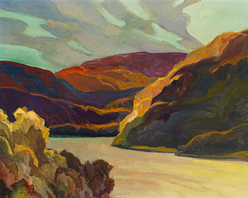 Morning Light, Montreal River, Lake Superior by Joachim George Gauthier