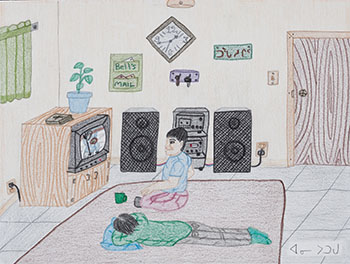 Bell's & Mail by Annie Pootoogook