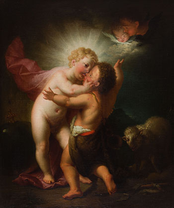 L'Enfant Jésus et Jean-Baptiste by Manner of Anthony van Dyck