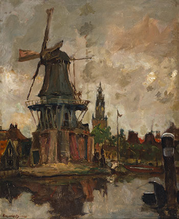 Riverside of the Spaarne by Nicholas Hornyansky