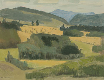 Just North of Riske Creek, Chilcotin Plateau, B.C. by Alan Caswell Collier