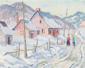 Winter Scene by Gordon Edward Pfeiffer