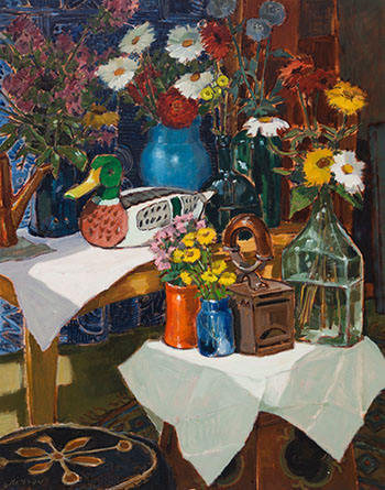 Still Life with Decoy by Helmut Gransow