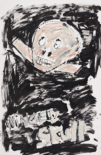 Winged Skull par John Scott