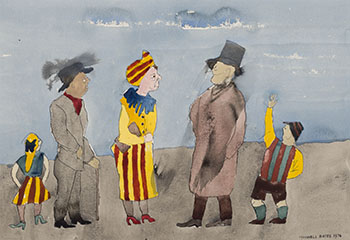 Untitled (Five Figures) by Maxwell Bennett Bates