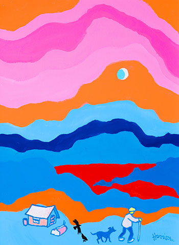 Daily Walk by Ted Harrison