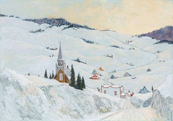 Le Village de St. Tites-des-caps by Horace Champagne