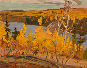 Lake near Palmer's Rapids, Vicinity Combermere, Ont., Autumn by Ralph Wallace Burton