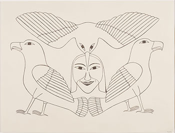 Composition par Kenojuak Ashevak