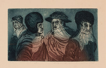 Four Mummers par David Lloyd Blackwood