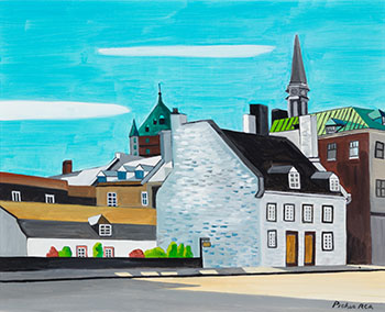 The Van Felson House, Historic Monument of Quebec City by Claude Picher