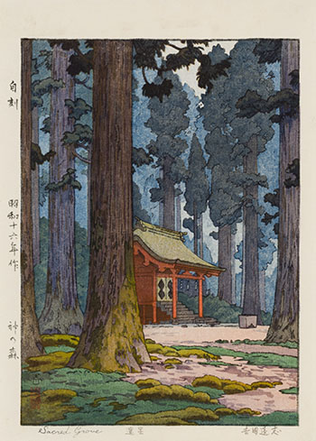 Sacred Grove by Toshi Yoshida