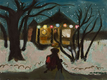 Christmas Lights par William Arthur Winter