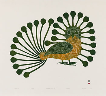 Radiant Owl by Kenojuak Ashevak
