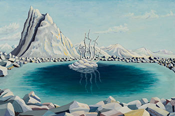 Alpine Scene by Donald M. Flather