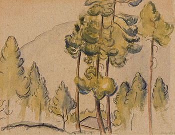 Hill & Trees by Lionel Lemoine FitzGerald