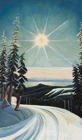 View from Cypress Mountain by Donald M. Flather