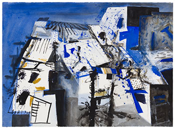 Greek Farmstead by Jack Leonard Shadbolt