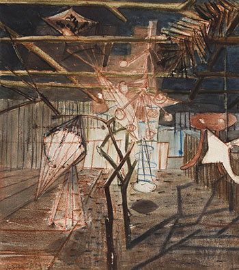Courtyard by Jack Leonard Shadbolt