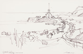 Grand Vallée, Lower St. Lawrence by Lorne Holland Bouchard