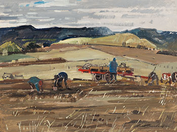 Potato Pickers by Lorne Holland Bouchard