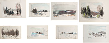 Eight Drawings by Frederick Simpson Coburn
